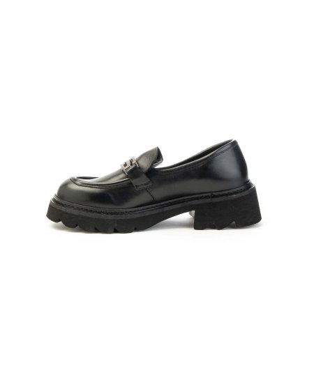 Mocassino Paciotti 4US STREET E002 in pelle con fibbia dorata Donna
