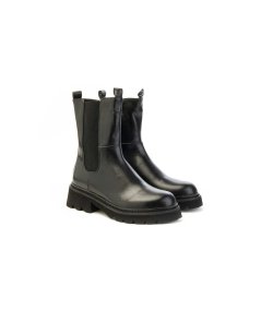 Stivaletto Paciotti 4US STREET E010 in pelle con suola alta Donna