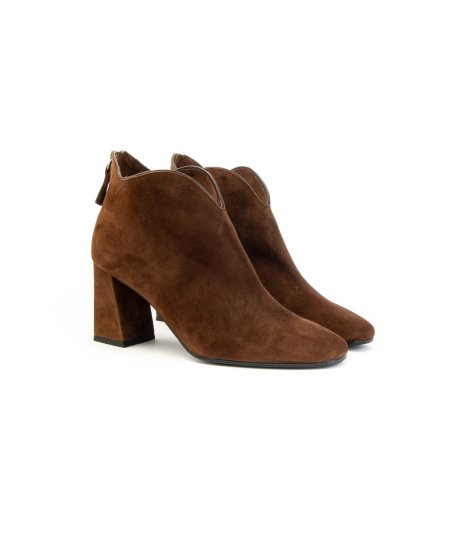Tronchetto ankle boot donna 1520s Franco Russo in camoscio