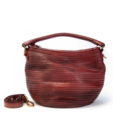 Borsa Majo Boor 9115 con tracolla, manico corto e zip