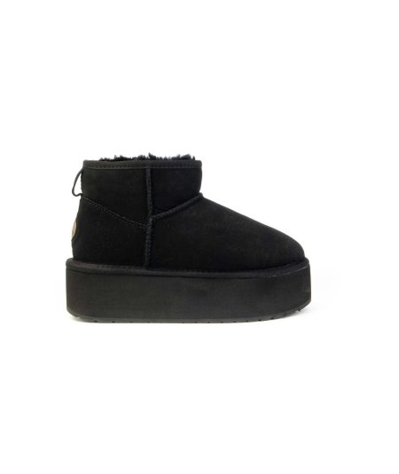 Stivaletto Emu W13082 Stinger Micro Flatform in montone con plateau Donna