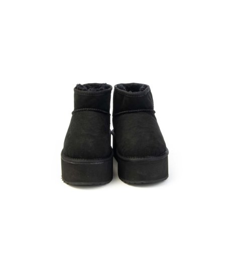 Stivaletto Emu W13082 Stinger Micro Flatform in montone con plateau Donna