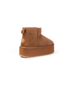 Stivaletto Emu W13082 Stinger Micro Flatform in montone con plateau Donna