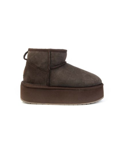 Stivaletto Emu W13082 Stinger Micro Flatform in montone con plateau Donna