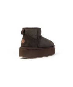 Stivaletto Emu W13082 Stinger Micro Flatform in montone con plateau Donna