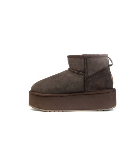 Stivaletto Emu W13082 Stinger Micro Flatform in montone con plateau Donna