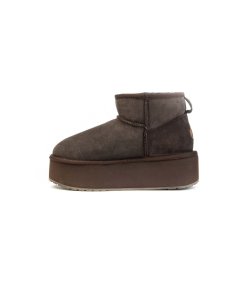 Stivaletto Emu W13082 Stinger Micro Flatform in montone con plateau Donna