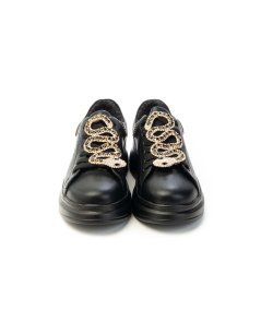 Sneaker Juliette Tosca Blu Sf2401s009 Con Accessorio Snake In Strass