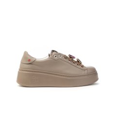 Sneakers GIO+ PIA 246A in pelle malto con dettagli gioiello Donna
