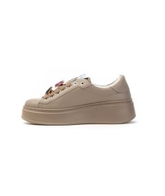Sneakers GIO+ PIA 246A in pelle malto con dettagli gioiello Donna