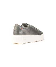 Sneakers GIO+ PIA 238A in pelle argento con dettagli decorativi Donna