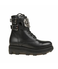 Anfibio H'oro in pelle con borchie Donna