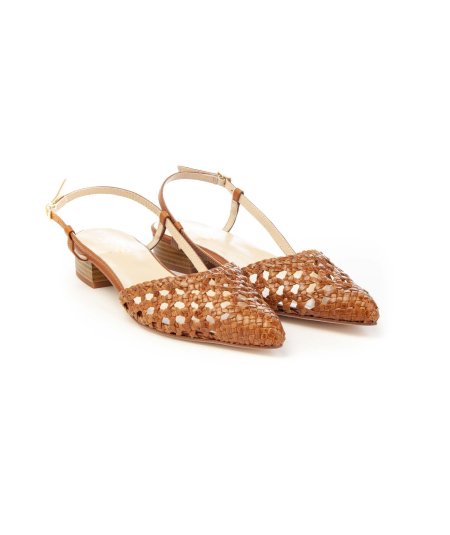 Kess slingback 21548 intrecciato a mano
