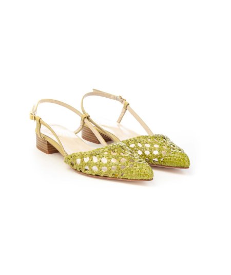 Kess slingback 21548 intrecciato a mano