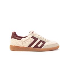 Sneakers Back 70 Teddy 303 in teddy false fur con lacci Donna