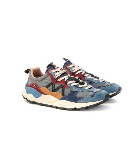 Sneaker Flower Mountain 2018694013c08 Lenzan Man con Lacci
