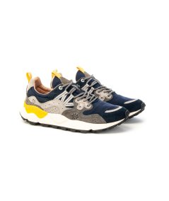 Sneaker Flower Mountain Yamano 3 Man 201781601c44 con lacci Navy Grigio