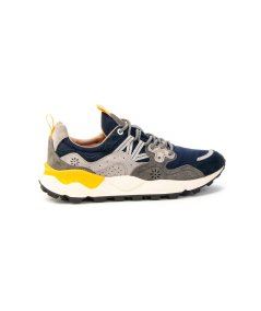 Sneaker Flower Mountain Yamano 3 Man 201781601c44 con lacci Navy Grigio