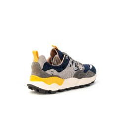 Sneaker Flower Mountain Yamano 3 Man 201781601c44 con lacci Navy Grigio
