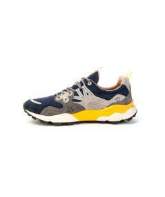 Sneaker Flower Mountain Yamano 3 Man 201781601c44 con lacci Navy Grigio