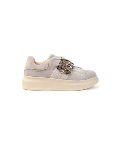 Sneaker Juliette Tosca Blu Sf2401s018 Slip On Fascia Strass