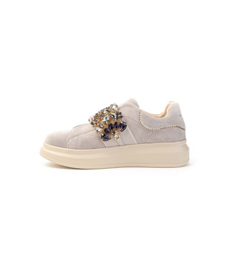 Sneaker Juliette Tosca Blu Sf2401s018 Slip On Fascia Strass