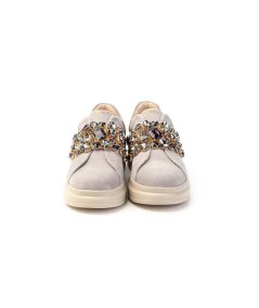 Sneaker Juliette Tosca Blu Sf2401s018 Slip On Fascia Strass