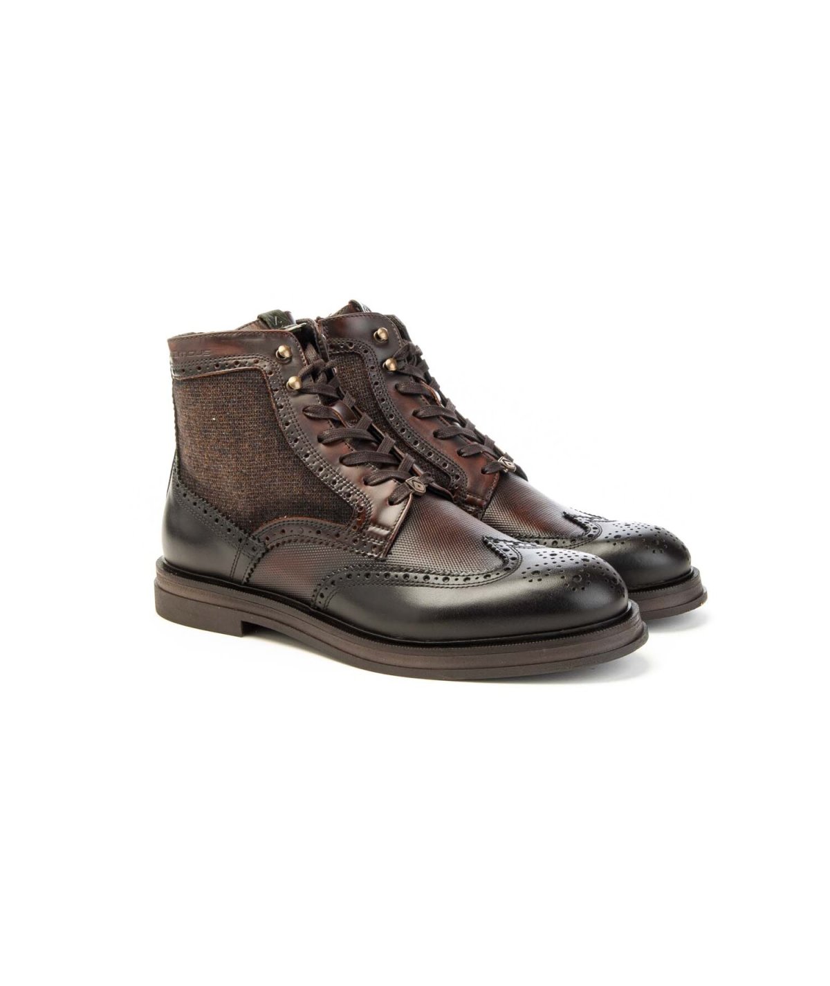 Stivaletto Ambitious modello 12432 in pelle con zip Uomo
