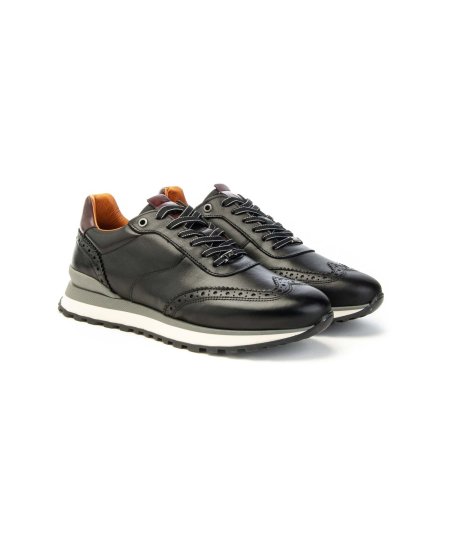 Sneaker Ambitious 13139 con dettagli traforati e suola tricolore Uomo