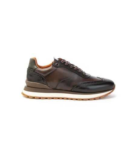 Sneaker Ambitious 13139 con dettagli traforati e suola tricolore Uomo