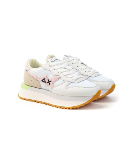 Sneakers SUN68 Z35215 BIG STARGIRL SPONGEE con platform Donna