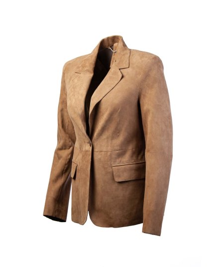 Blazer Beatriz Suede Sand The Jackie Leathers