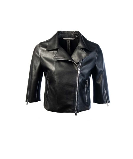 THE JACKIE LEATHER COCO GIACCA PELLE