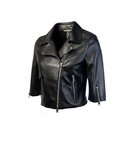 THE JACKIE LEATHER COCO GIACCA PELLE