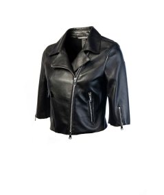 THE JACKIE LEATHER COCO GIACCA PELLE