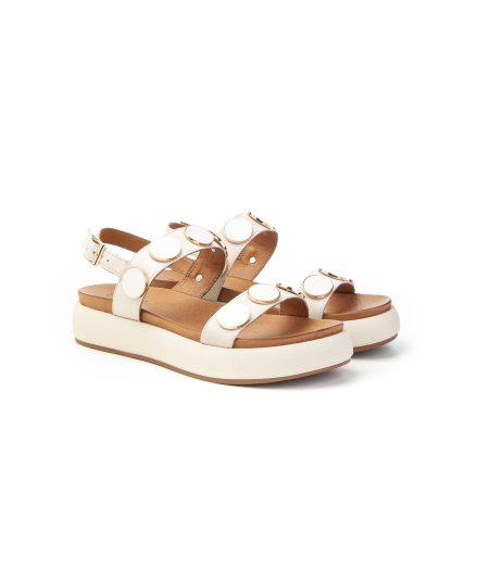 Inuovo Sandalo Fasce A96009 Donna Con Accessorio