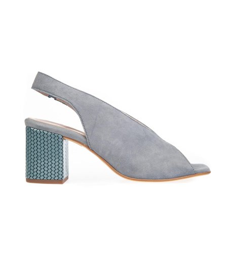 Sandalo in camoscio tacco 8 cm 5259 T80 Donna