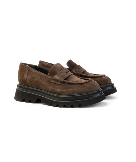 Fruit 8416 Mocassino Suede Shark Sole Fruit Mocassino Donna 8416