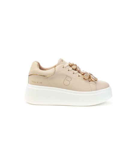 Tosca Blu Sneakers Donna Ss2502s014 con Bijoux Fiori