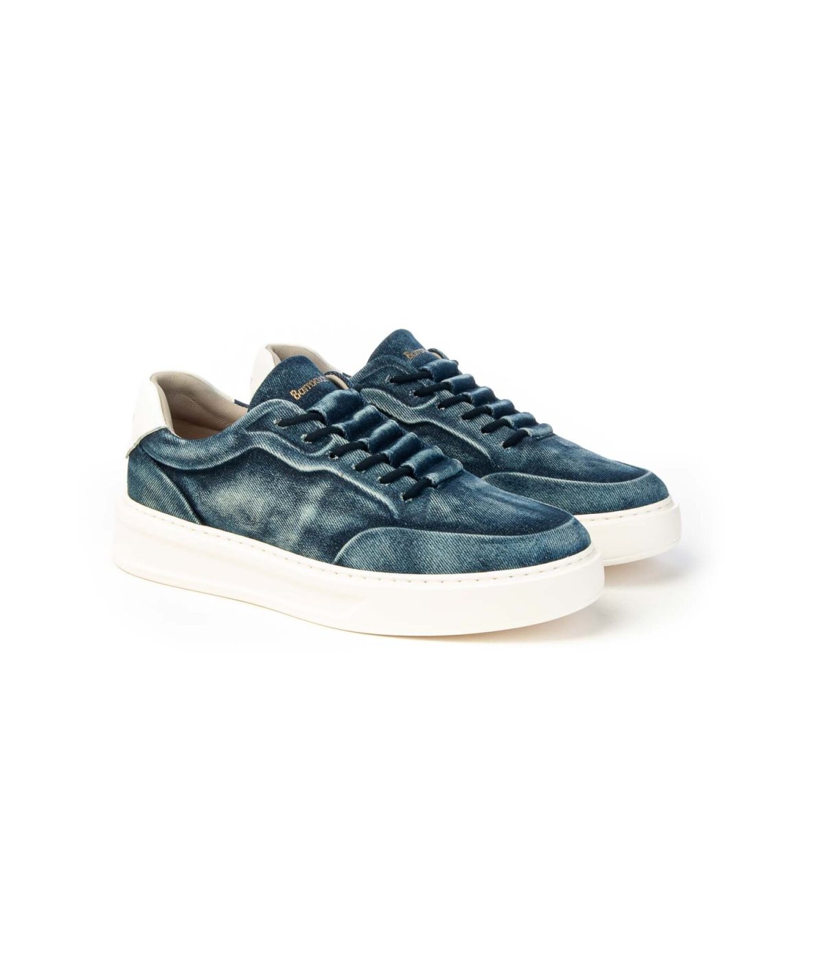 Barracuda Sneaker Bu3510 Phoenix Slip on in tessuto denim delave'