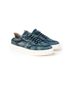 Barracuda Sneaker Bu3510 Phoenix Slip on in tessuto denim delave'