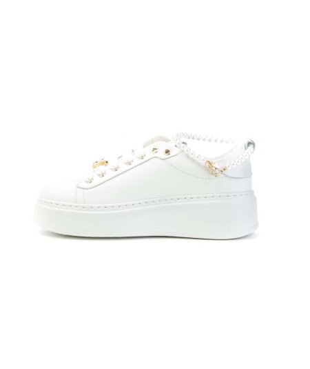 Gio+ Sneakers Pia340a Ape e cavigliera Perle Donna