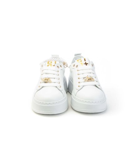 Gio+ Sneakers Pia340a Ape e cavigliera Perle Donna