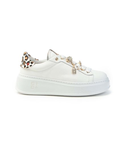 Gio+ Sneakers Pia354a Animalier con accessori Donna