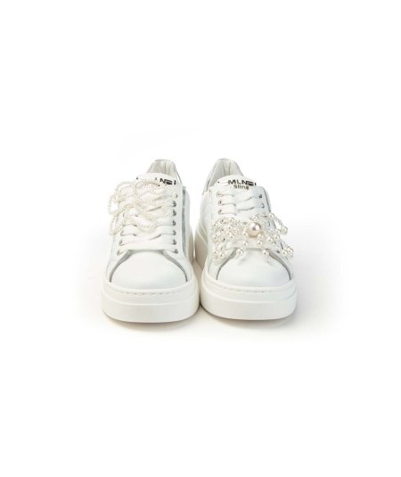 Melinè Sneakers 607 Vare618 con accessorio Perle Donna