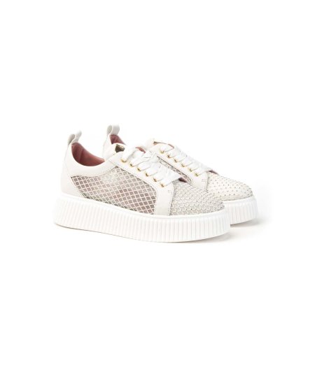 Lorenzo Mari Sneakers Sally24 con Strass Donna