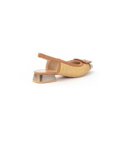 Hispanitas Slingback Rhv254046 Rafia e Pelle Donna
