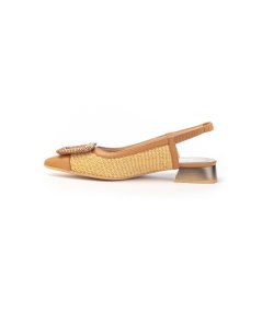 Hispanitas Slingback Rhv254046 Rafia e Pelle Donna