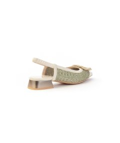 Hispanitas Slingback Rhv254046 Rafia e Pelle Donna
