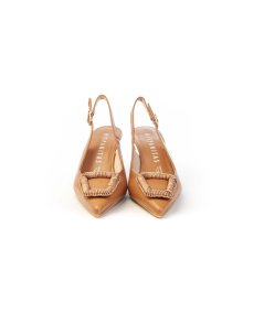 Hispanitas Slingback Hv253910 Fibbia in Rafia Donna